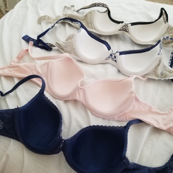 Victoria's Secret lined Demi Body By Victoria Bundle Bulk 32b 34a Leopard Lace - Picture 5 of 5